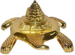 RivuTrendz MERU Shree Yantra On Tortoise, Shree Yantra , meru yantra, Yantra Vastu - Energized Brass Yantra Brass Yantra