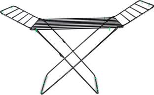 Flipkart SmartBuy Steel Floor Cloth Dryer Stand Pipe Cloth Stand Black Big FSB-004