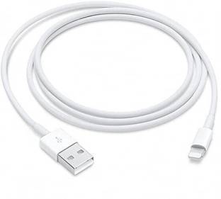 fronix Lightning Cable 2 A 1.2 m USB Data Sync & 5A Charging Cable for iPhones, iPad Air, iPad Mini, iPod Nano and iPod Touch (white)