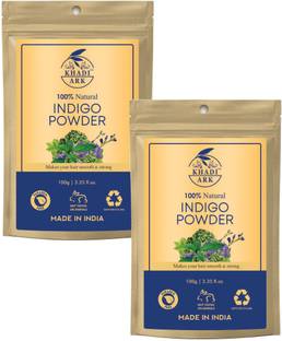 खाड़ी आर्क Herbal Indigo Powder (Pack of 2, 100 GM Each)