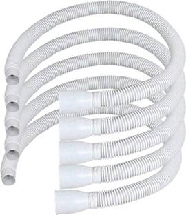 cosec Long PVC Socket Waste Drain Pipe For Wash Basin/Kitchen Waste Pipe Pack Of 5 PVC Wash Basin & Kitchen Sink PVC Waste Pipe (Pack of 5) Hose Pipe