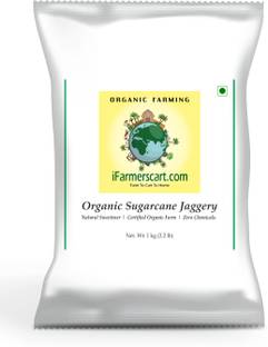 iFarmerscart Organic Sugarcane Jaggery Powder - In Aluminium Bag Powder Jaggery