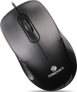 ZEBRONICS Zeb-Power-Plus Wired Ambidextrous Optical  Gaming Mouse