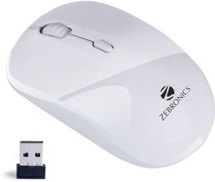ZEBRONICS Zeb-Shine Wireless Ambidextrous Optical Mouse
