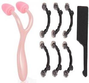 Frackson Combo Nose Up Roller & 3d Nose Up Clip Adjustable Shaping Lifting Bridge Straightening Nose Up Beauty Clip High Lifting Clipper Correction Shaper For Shaping Beauty Tool (Pack of 2) Nose Shaper