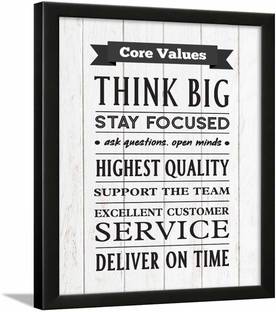 Office Quotes Frames - Motivational Quotes Wall Frames for Office - Brand Business Quotes Wall Frame - Office Quotes Poster - (13.5 X 10.5 Inches) Paper Print
