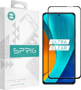 Sprig Edge To Edge Tempered Glass for Sprig Edge To Edge Tempered Glass for Redmi Note 10 Pro, Note 10 Pro (Pack of 1)
