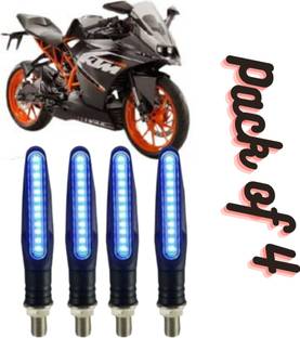 Everythiing Front, Side LED Indicator Light for Yamaha, KTM, Bajaj, Suzuki, Hero, Honda R15, Pulsar 200NS, Pulsar 135 LS DTS-i, Pulsar 150, Apache 220, Discover 125 M, HF Deluxe, Platina 100, Splendor, Pulsar 220 DTS-i, Duke 200, Universal For Bike