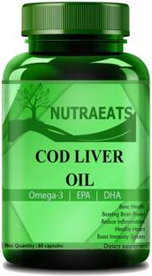 NutraEats Cod Liver Oil Capsules | for Immunity Premium Premium