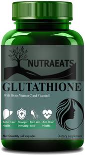 NutraEats L Glutathione 1000mg for Healthy, Brightening & Radiant Skin Premium