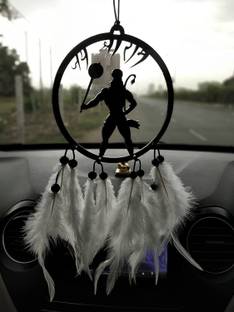 Lenriza Bajrangbali Theme Positive vibes, Eye catchy, House warming Car Hanging Ornament Car Hanging Ornament