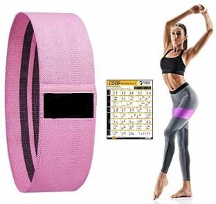 onpoint Resistance Band Non-Slip Fabric for Legs,Hips,Stretch Exercise Workout Loop Bands Resistance Band