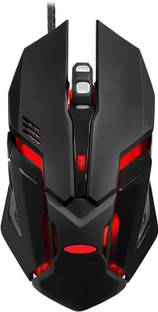 ZURU BUNCH Ergonomic Wired Gaming Mouse Button LED 2000 DPI USB Computer Mouse Gamer Mice S1 Silent Mause with Backlight for PC Laptop, Desktop, notebook Wired Ambidextrous Optical  Gaming Mouse