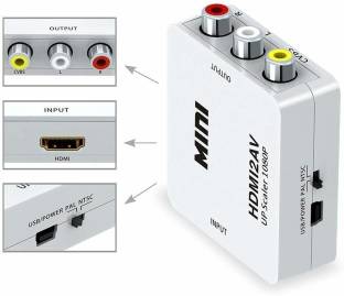 TERABYTE Mini HDMI TO AV Selector Box UP Scaler Full HD 720/1080p Video Converter Media Streaming Device Media Streaming Device