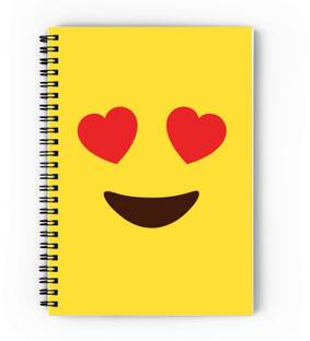 epheriwala Love Emoji A5 Notebook Unruled 180 Pages
