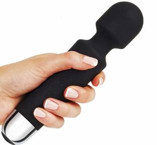 R A Products usb mas777 usb Rechargeable Handheld Personal Body Massager with Vibration 8 Speeds, 20 Modes Massager
