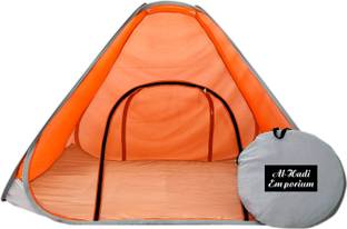 AL HADI Polyester Adults Washable Double Bed Foldable Mosquito Net Base Cloth, Portable Double Bed Mosquito Net/Tent, Folding Mosquito Net with 2 Side Large Zipper Door Mosquito Net