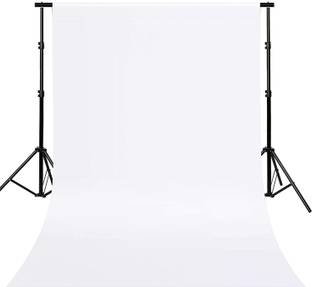 Schsteindar 8 x12 FT WHITE LEKERA BACKDROP PHOTO LIGHT STUDIO PHOTOGRAPHY BACKGROUND WITH CARRY BAG Reflector