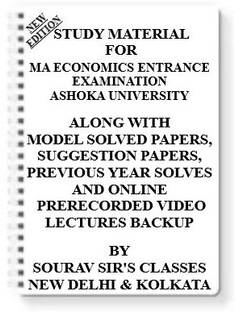 Study Notes Material Ma Economics Entrance Examination Ashoka University
