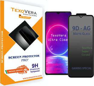 TEXOVERA Edge To Edge Tempered Glass for POCO C3, POCO M2, POCO C31, POCO M4 5G, POCO M5, Mi REDMI 10A, realme C11, realme C12, realme C15, realme C20, realme C21, realme C25, realme C25S, realme C11 2021, realme C21Y, realme C25Y, realme C25_Y, realme C35, realme C31, realme C33, realme C30, realme C30s, realme Narzo 20, realme Narzo 20A, realme Narzo 30A, realme Narzo 50A, realme NARZO 50i, realme Narzo 50i, realme Narzo 50i Prime, realme Narzo 50A Prime, realme narzo 50 5G, vivo T1 5G, vivo T1X, VIVO Y51, vivo Y51A, vivo Y20, vivo Y20G, vivo Y20i, vivo Y20A, vivo Y12s, vivo Y72 5G, vivo Y20T, vivo Y75 5G, vivo Y33T, vivo Y21T, vivo Y33s, vivo Y21, vivo Y53s, vivo Y12G, vivo Y31, SAMSUNG Galaxy F12, SAMSUNG Galaxy F02s, SAMSUNG Galaxy F23 5G, SAMSUNG Galaxy F13, SAMSUNG A20s, SAMSUNG M32 5G, SAMSUNG M02, OPPO A53s, OPPO K10 5G, OPPO A16, OPPO A15S, OPPO A16K, OPPO A9