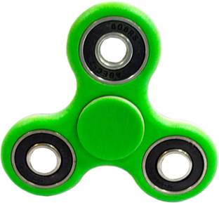 प्रेमसन्स Fidget Spinner 608 Four Bearing Ultra Speed Tri Spinner Hand Spin Toy Green Black Wing Bearings