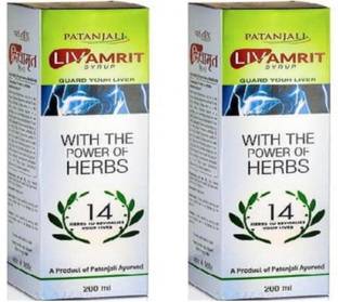 PATANJALI Livamrit Syrup 200ml - (Pack of 2) NA