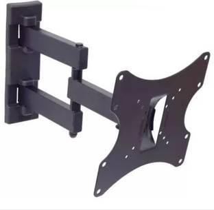 hyteck Fox India (15 Degree Tilt UP/DOWN) Dual Arm LCD Monitor Stand 180 degree rotation LED Wall Bracket Holder Full Motion Tilt TV Mount