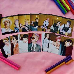 Niki Enterprises 8.89 cm BTS BUTTER Stickers Self Adhesive Sticker