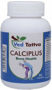 Ved Tattva Calci Plus 60 Capsules, Natural Supplement For Bone Health (Pack of 5)