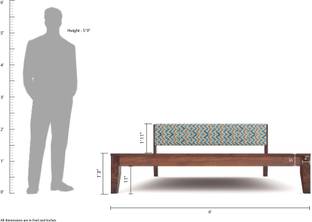 Home Edge Sheesham Wood Solid Wood King Bed, 215 cm x 160 cm (7.05 ft x 5.25 ft)