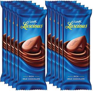 LuvIt Luscious Milk Chocolate Bars | Multipack | Deliciously Smooth Bars