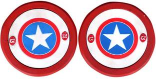 SK ProductS Captain America Rubber Coated Dumbbell (7.5 kg) (Set of 2) | Fixed Weight Dumbbell Fixed Weight Dumbbell