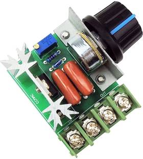 Abhith India AC Motor Speed Controller AC 50-220V 2000W(max) 25A SCR Constant Voltage Motor Control Electronic Hobby Kit
