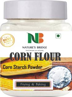 Nature's Bridge Cornflour Powder Jar Pack / Corn Flour Powder / Cornflour / Maize Starch / Cornflour for Cooking and Baking - (300 gm Jar)