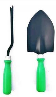 AGT Garden Tools Set of2 Trowel, Weeder, Khurpi (Multicolour, 2 Pieces) Garden Tool Kit Garden Tool Kit