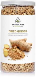 Nature's Park Organic Dried Ginger Flakes - Exquisite Herbs and Seasoning in Pet Jar