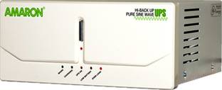 amaron 880Va Hi Back Up Pure Sine Wave Ups (White) 2021 New Model Pure Sine Wave Inverter