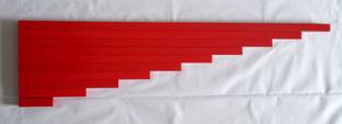 Jnanamudra Montessori-Sensorial-RED LONG RODS