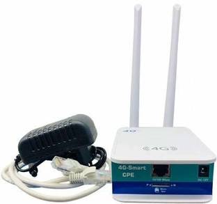 HANUTECH 4G Wifi Router With 2 Removable 150dbi Antennas 100mbps Speed All 4G Sim Supported (Only For ...