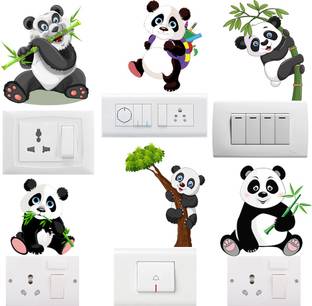 god & god's 40 cm Switch Board Decoration Wall Sticker 13 Self Adhesive Sticker