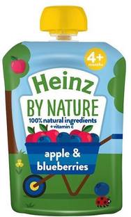 HEINZ Apple And Blueberries Puree 100g Cereal