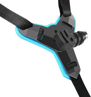 Adofys Motorcycle Helmet Chin Mount Front Chin Strap Holder Compatible with GoPro Hero 9/8/7/6/5/4/3 DJI Osmo Action/YI Action Camera Strap