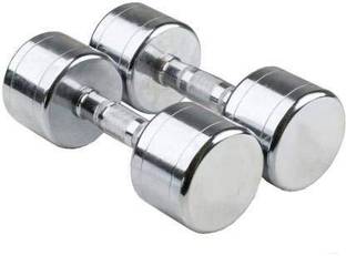 vnh Pair of 5KG Steel Dumbbells (5 KG X 2) Fixed Weight Dumbbell