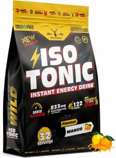WILD BUCK Isotonic Instant Energy Drink with Glutamine, Electrolytes, BCAA For Fast Recovery Energy Drink