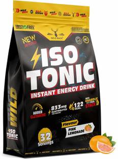 WILD BUCK Isotonic Instant Energy Drink with Glutamine, Electrolytes, BCAA For Fast Recovery Energy Drink