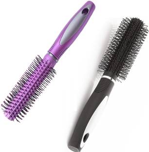 Alkaf Round Hair Brush Comb (Multicolor)