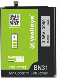 WELLSYS Mobile Battery For  Xiaomi Xiaomi Mi Redmi Y1 BN31