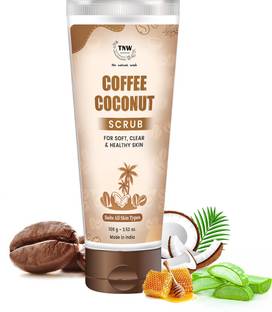 TNW - The Natural Wash COFFEE COCONUT SCRUB FOR SOFT,CLEAN & HEALTHY SKIN SUITS ALL SKIN TYPES Scrub