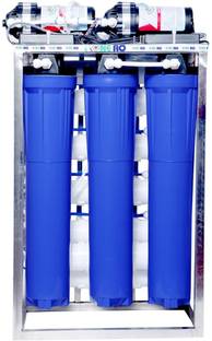 ONE RO 100 LPH Commercial RO + UV Water Purifier Plant 100 Liter Per-hour Stainless Steel With Auto Shut Off And TDS Adjuster {100 Litre} Tap Mount Water Filter