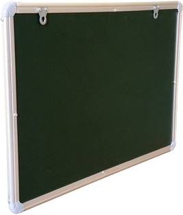 Sunshine International Non-Magnetic Hanging Whiteboard and Greenboard Double Sided Board, Lightweight Aluminium Frame, 1.5x2 Feet (Pack of 1) White, Green board